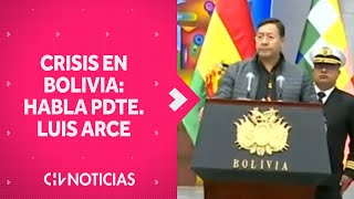 Pdte de Bolivia condena intento de Golpe de Estado y llama a a quotdefender la democraciaquot [upl. by Wiggins374]