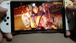 Mortal Kombat 11 on Nintendo Switch OLED [upl. by Aneloaup654]