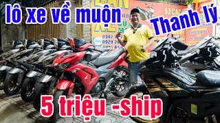 THANH LÝ XE LƯỚT MỚI VỀ EXCITER 155 ABS WINNER V3 V4 V1 MXKING VARIO 150 160 AB125 AB160 SỐC 5 TRIỆU [upl. by Sivram]