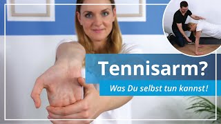 Tennisarm auskurieren ➡️ Die besten Dehnübungen um schnell wieder schmerzfrei zu werden [upl. by Lillywhite]