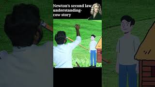 Newtons second law  Tamil Cow story  kids physics story [upl. by Ahron]