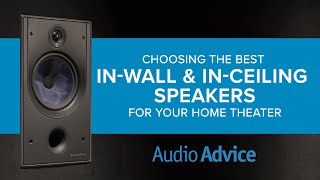 Choosing The Best InWall amp InCeiling Speakers For Your Home Theater [upl. by Mirisola657]