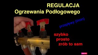 Prosta i podstawowa regulacja podłogówki zrób sam na belce rozdzielaczowej z Pompą Ciepła [upl. by Legin]