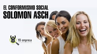 ツ Aprendamos de Solomon Asch y el conformismo social [upl. by Nwahsar862]