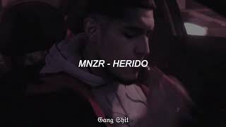 MNZR  HERIDO Letra [upl. by Sivrup]