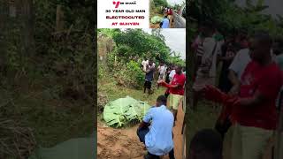 A 30 YEAR OLD MAN ELECTROCUTED WHEN TRYING TO STEAL A PREPAID METER [upl. by Elburr]