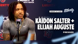 Kaidon Salter amp Elijah Auguste Talk About The Upcoming Game Against Campbell [upl. by Cade]