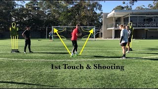 1st TOUCH amp FINISHING DRILL WITH KEEPERS IN PAIRS  Joner 1on1 [upl. by Cardie584]