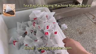 Biodegradable Tea Bag Packaging Machine for Honeybush Tea [upl. by Ninnette]