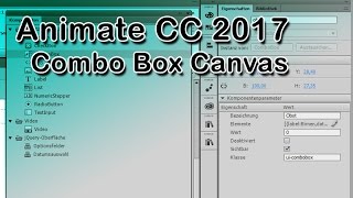 AnimateCC 2017 ComboBox Canvas [upl. by Arutek]