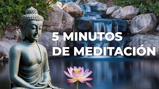 💯 Recomendable 💫 🙌 MEDITACIÓN 5 MINUTOS RELAX Y RECARGA TU ENERGÍA 🙌💆 [upl. by Anahoj]