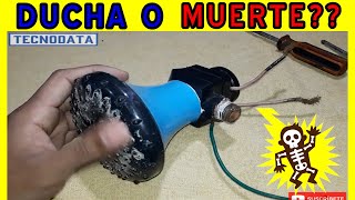 DUCHAS ELECTRICAS UNA DUCHA CALIENTE O UN INMINENTE PELIGRO DE MUERTE [upl. by Nicoli219]