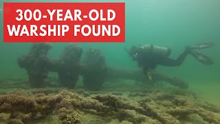 300yearold warship found off Yucatan coast in Mexico [upl. by Niko42]