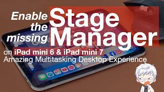 Update with 181 Stage Manager on iPad Mini 6 and iPad Mini 7 no jailbreak required [upl. by Sheff]