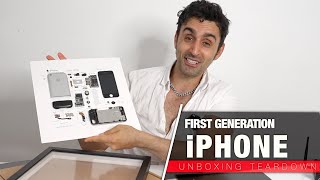 ORIGINAL iPhone 1st Gen TEARDOWN Unboxing in 2021  Ultimate Tech Gift by Xreart [upl. by Ahseetal]