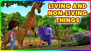 Short Stories for Kids  Living and Non Living things [upl. by Anahsahs]