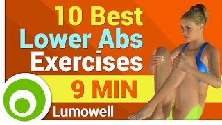 10 Best Lower Abs Exercises for Women [upl. by Htrowslle668]