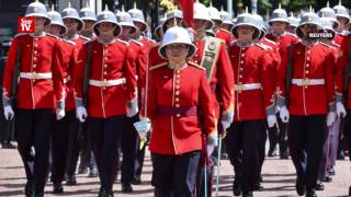 First female infantry officer to captain UK Queens Guard [upl. by Kessel]