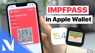 Corona Impfzertifikat OFFIZIELL in Apple Wallet legen  so gehts mit iOS 154  NilsHendrik Welk [upl. by Saihtam]