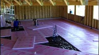 Installing Foam Under Slab InsulationMOV [upl. by Jerrine385]