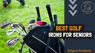 5 Best Golf Irons for Seniors in 2024  Golf Irons Review [upl. by Aiuoqes483]