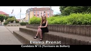 Portrait de Emma PRENAT  candidate à miss 1517 FrancheComté 2016 [upl. by Tabib608]