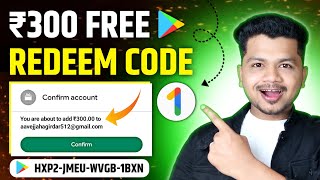 Google One 300 Redeem Code  Free Redeem Code  Free Redeem Code App  Google Play Redeem Code [upl. by Enorahs]