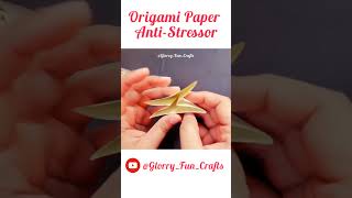 Origami Anti Stressor trending origamipaper viralvideo paper origami viralshort art crafts [upl. by Anerrol]