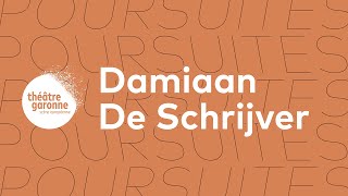 Poursuites 5 → Damiaan De Schrijver quotLe comédien ne doit pas souffrirquot jesuislevent [upl. by Lon551]