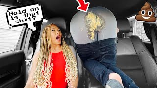 I POOPED MYSELF IN PUBLIC PRANK ON GIRLFRIEND she was grossed out ￼ [upl. by Valaree]