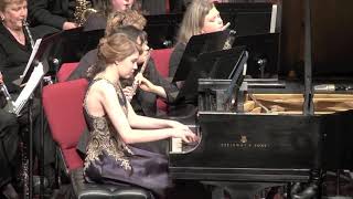 Amy Beach Piano Concerto 1st mvt  Allie Heard  Northwinds Symphonic Band [upl. by Heeley]