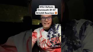 MSU Defeats Monmouth 8157 NCAAB Reaction 🏀 [upl. by Sergias654]