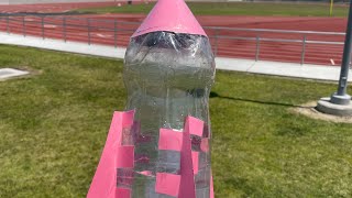 Bottle rocket  Newton’s 3rd Law [upl. by Nhepets645]