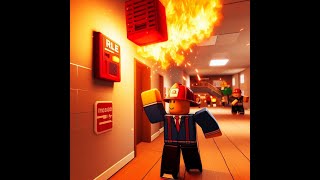 I played School Fire Alarm TestingRoblox [upl. by Falo]