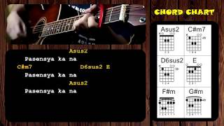 Pasensya Ka Na by Silent Sanctuary  Guitar Chords [upl. by Onairelav172]