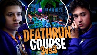 Deathrun course 3vs3 avec la Team Croûton sur Fortnite Créatif [upl. by Dorcy]