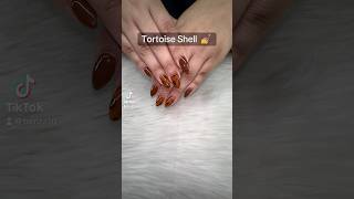 Tortoise Shell Nails ￼😍🤎🐢 tortoiseshell nails nailart ￼ [upl. by Ttiwed]