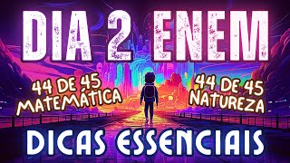 Usei 4 Dicas SIMPLES para quase Gabaritar o ENEM Dia 2 [upl. by Nemrac302]