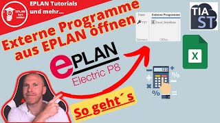 Externe Programme aus EPLAN öffnen 👉 So geht´s [upl. by Keppel]