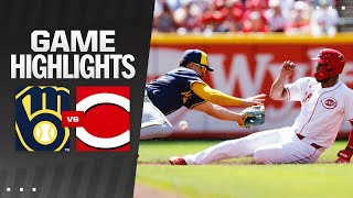 Brewers vs Reds Game Highlights 9124  MLB Highlights [upl. by Oiluarb943]