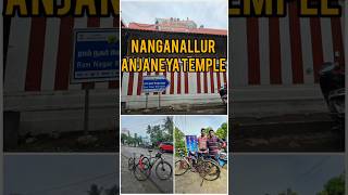 Nanganallur Anjaneya Temple Exploring places Chennai Cycling trending ytshorts trendingshorts [upl. by Solokin]