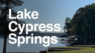 Spotlight on Lake Cypress Springs  Visitors guide for boating fishing camping etc [upl. by Arch]