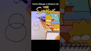 Aprende a Dibujarlo shorts thesimpsons homerosimpson dibujosfaciles dibujar [upl. by Lane807]