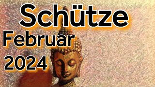 Schütze ♐ Februar 2024🕉️einfach mit dem Schicksal mitgehenmit einer kleinen Lenkung [upl. by Erv]