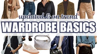 Updated amp On Trend Wardrobe Basics For 2024  Wardrobe Essentials [upl. by Nnaaras]