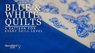 A Blue amp White Quilt Pattern for Every Skill Level Using Mens Dress Shirts [upl. by Solenne]