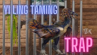 Easy Yi Ling Trap Taming  Ark Survival Ascended Aberration [upl. by Esinaej]