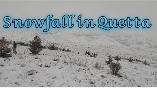 Quetta snowfall chiltan snowfall [upl. by Alleroif]