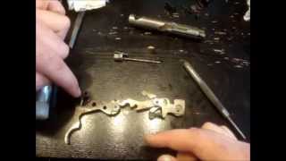 Remington 5501 trigger reassembly Read warning in desc first [upl. by Strephonn546]