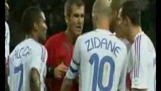 Zidanes Headbutt Arie Bastiaan Kopstoot Dutch [upl. by Rodavlas]